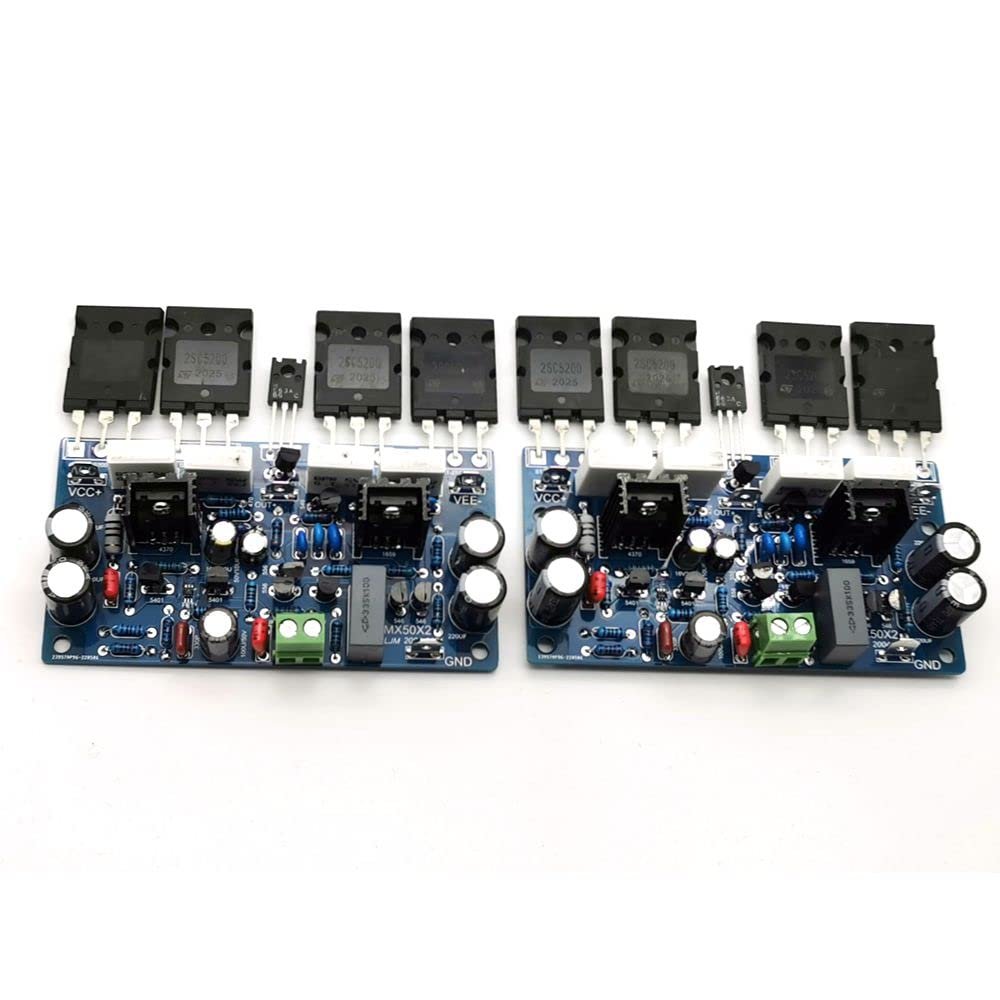 1 Pair of Assembled MX50X2 Power Amplifier Board Dual Channel 200W 8R