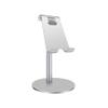 Adjustable Angle Height Cell Phone Stand Aluminum Compatible Desktop Phone Holder Tablet Stand for Cell Phone/Tablet (Silver) view 1