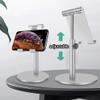 Adjustable Angle Height Cell Phone Stand Aluminum Compatible Desktop Phone Holder Tablet Stand for Cell Phone/Tablet (Silver) view 4