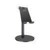 SEIWEI Adjustable Angle Height Cell Phone Stand Aluminum Compatible Desktop Phone Holder Tablet Stand for Cell Phone/Tablet (Black) view 1