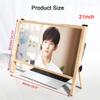 LEIYTFE HD 21 Inch Screen Magnifier Laptop Computer Screen Magnifier Expanders Bracket Foldable Computer Laptop Phone Holder Stand,Adjustable Angle Design (Color : Brown) view 4