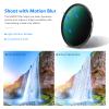 NEEWER 58mm ND Filter ND1000 10 Stops Neutral Density Filter Multi Layer Nano Coated/HD Optical Glass/Water Repellent/Scratch Resistant/Ultra Slim Black Matte Aluminum Alloy Frame for Long Exposure view 2