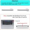 MINGDAO Compatible with MacBook Air 13.6-inch Hard Protective Shell Cace and Keyboard Cover (A2681, M2 chip, 2022 Release) - Wolf Howling and Moon view 3