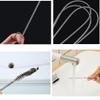 60 Inch Extra Long Flexible Tube Pipe Cleaner Brush Fridge Cleaning Tool, Stainless Steel Drain Tube Cleaning Brushes for Sink Refrigerator Kitchen2 Pack view 4