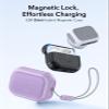 ESR for AirPods Pro 2 Case, Compatible with Airpods Pro Case 2nd / 1st Generation (2023/2022/2019), Compatible with MagSafe, Full Drop Protection Cover with Lanyard, Purple view 3