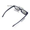 3D Glasses, Circular Polarized Non-Flashing Passive 3D Glasses for Format Cinema/Passive Polarized 3D TV Projector - 3D-Eyewear That Supports 3D TV and Cinema (10pcs) view 3