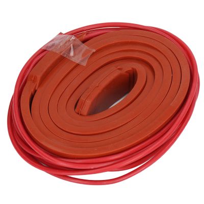 80W Silicone Heating Belt, 15 x 2000mm Flexible Oil Pipe Heating Wrap Cable Self Control Temperature Warmer Used in Wet and Industrial Places(DC12V)