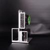 EDIY Case Test Bench Computer Chassis Aluminum Open Air Compatible ATX MATX ITX Motherboard Computer Cooling Vertical Personalized Chassis Silver view 4