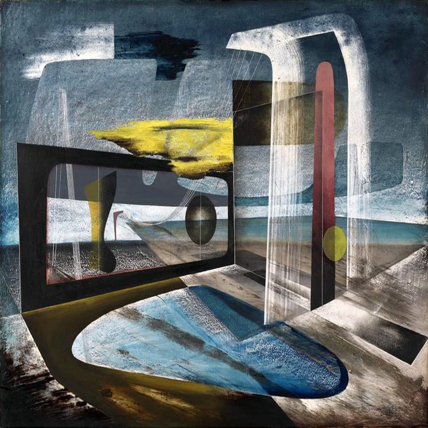 John Tunnard : Reclamation : 1944 : Archival Quality Art Print