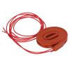 80W Silicone Heating Belt 15 x 2000mm Flexible Oil Pipe Heating Wrap Cable Self Control Temperature Warmer(DC24V) view 1