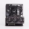 EDIY PC Case Test Bench Computer Chassis Aluminum Open Air Compatible ATX MATX ITX Motherboard Computer Cooling Vertical Personalized Chassis Black view 2