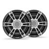 Fusion 1 Pair SG-F773SPG 7.7" Signature i3 Series Marine Coax Gray Sport Grills (NO LEDs) with 1 Pair Fusion MS-FM77KIT 7.7" White Flush Mount Kit view 3