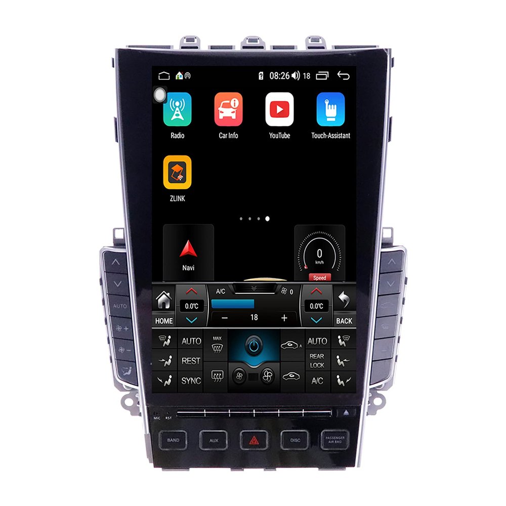 ZWNAV DVD Player Android 11 Car Radio for Infiniti Q50 Q50S Q60 Q60S 2013-2019 Car Stereo Android Auto Replacement Tesla Style Touch Screen Unit Audio Multimedia Player GPS Navigation