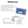 Diitao 2PCS 10-100V Digital Battery Capacity Tester, 12V 36V 24V 48V Remaining Capacity Percentage Level Voltage Temperature Monitor Meter with Cable Indicator view 3