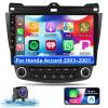 Android 13 Car Stereo Radio for Honda Accord 7th 2003-2007 with Wireless Apple CarPlay & Android Auto,10.1" Bluetooth Car Audio Receiver with Mirror Link,FM,Steering Wheel Control,1080P Backup Camera view 1