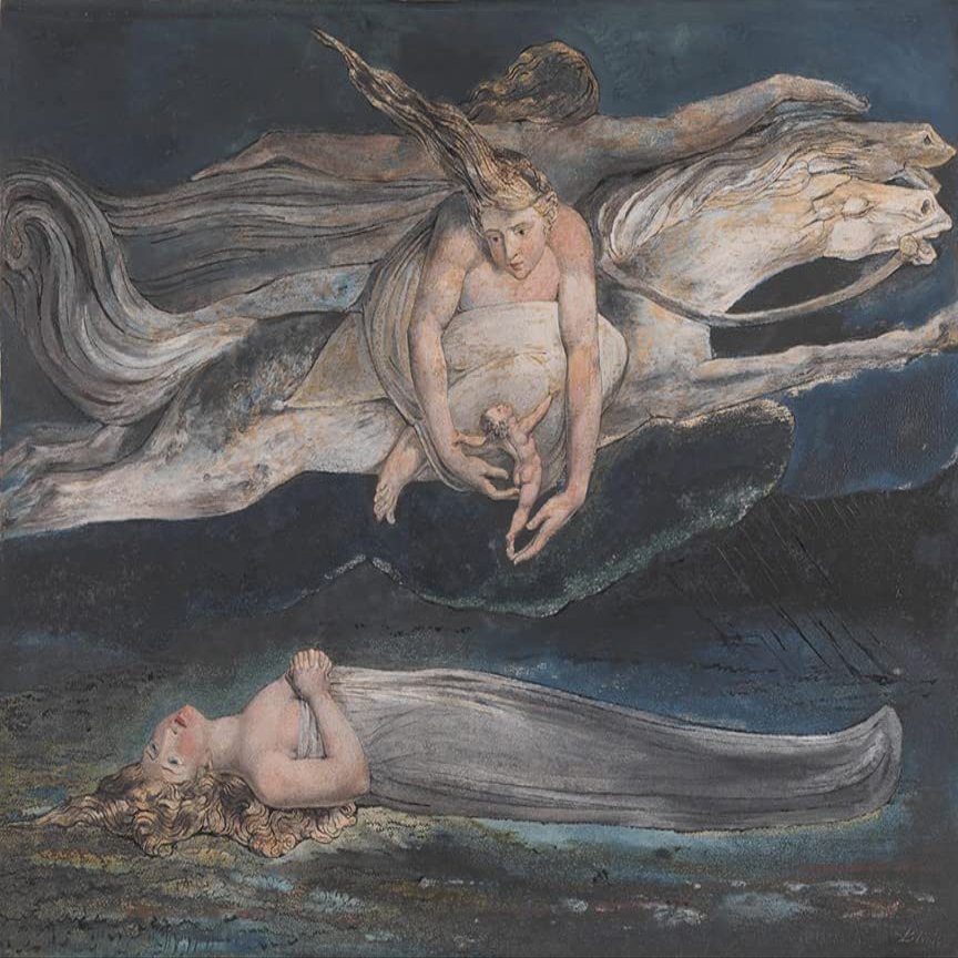 William Blake : Pity : 1795 : Archival Quality Art Print