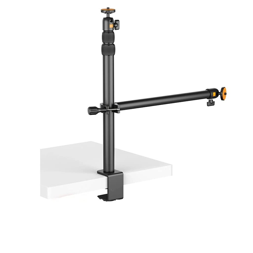 Extend Light Stand 90cm Desk Lights Stick Mount Removable Ballhead 1/4 Screw for LED Video Light