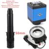 Microscope Kit 13MP FHD 60FPS Microscope Camera C-Mount Lens Industrial Electronic Digital Microscope Microscope Lens Adapters (Color : 300X) view 2