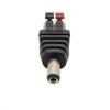 VIEUE Power Socket Connector 5.5x2.1mm DC Male Female Wire Connector 2.1 * 5.5mm No Screws DC Power Plug Jack Adapter for 3528/5050 LED Strip CCTV Camera (Color : 5Pairs) view 3