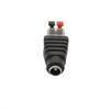 VIEUE Power Socket Connector 5.5x2.1mm DC Male Female Wire Connector 2.1 * 5.5mm No Screws DC Power Plug Jack Adapter for 3528/5050 LED Strip CCTV Camera (Color : 5Pairs) view 4