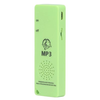 MP3 Player, Portable Music Player for Students, Lossless Sound Compact Mini MP3 Player, Supports up to 64GB Memory Card, for Running Cycling Studying(Green)