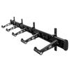 CyclingDeal Bike Wall Mount Rack - Adjustable Indoor Outdoor Storage Vertical Cycling Hook Hanger Organiser - Safe & Secure for Storing MTB Road Bicycles in Garage or Home - Upgraded 5 Bikes view 1