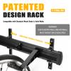 CyclingDeal Bike Wall Mount Rack - Adjustable Indoor Outdoor Storage Vertical Cycling Hook Hanger Organiser - Safe & Secure for Storing MTB Road Bicycles in Garage or Home - Upgraded 5 Bikes view 2