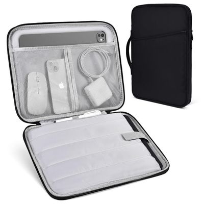 13 inch Surface Sleeve Case for 13-inch New Surface Pro 11th Copilot+PC, Pro 10/9/8/X, Shockproof Protective Padded Carrying Travel Bag, Black