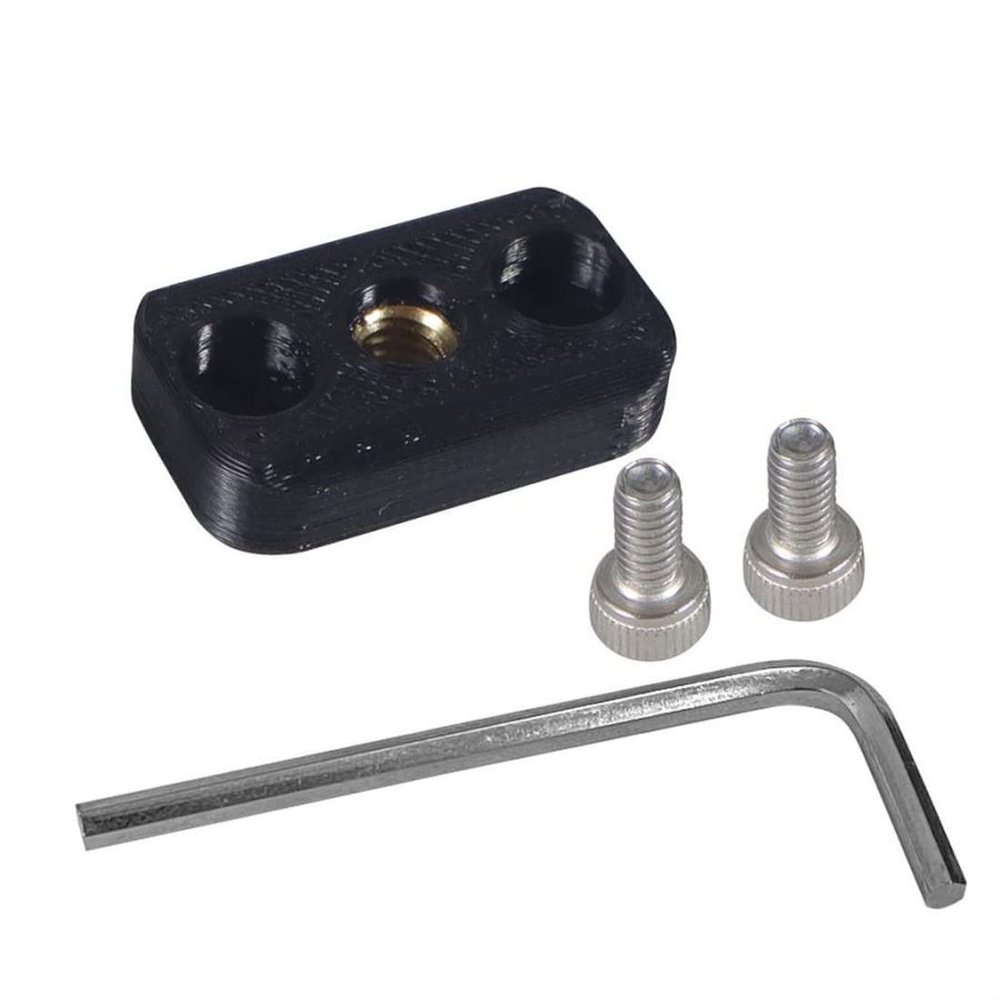 BGNing 3D Print Quick Release Plate, Extension Rod Mount Bracket Holder with 1/4" Screw for Ronin RS2 RSC2 RS3 RS3PRO Handheld Gimbal Stabilizer