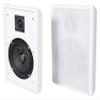 2 Rockville RockSlim White Home Theater 5.25" 240w Easy Wall Mount Slim Speakers view 1