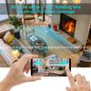 Hidden Camera with 32G SD Card, 1080P WiFi Spy Camera Hide in Bluetooth Speaker, Nanny Cam with 180 Rotating Lens and App Live Stream, Remote View, Motion Detection Notification, Self Video Recording view 2