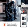 Hidden Camera with 32G SD Card, 1080P WiFi Spy Camera Hide in Bluetooth Speaker, Nanny Cam with 180 Rotating Lens and App Live Stream, Remote View, Motion Detection Notification, Self Video Recording view 4