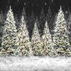 10x6.5ft Outdoor Christmas Tree Theme Photography Background Christmas Snow at Night Backdrop for Family Festival Decorations Photo Studio Props view 2
