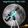 CLAVOLO Refractor Telescope with Finder Scope for Kids & Astronomy Beginners, Travel Telescope with 3 Eyepieces Magnification 18X 135X view 2