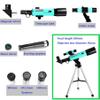 CLAVOLO Refractor Telescope with Finder Scope for Kids & Astronomy Beginners, Travel Telescope with 3 Eyepieces Magnification 18X 135X view 4