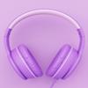 NIVAVA Wired Headphones with Microphone, K16 On-Ear Headphones for Kids with 3.5MM Jack, Foldable Stereo Bass Headphones for Teens School Amazon Kindle, Fire, Chromebook, Tablet(Purple Pink) view 2