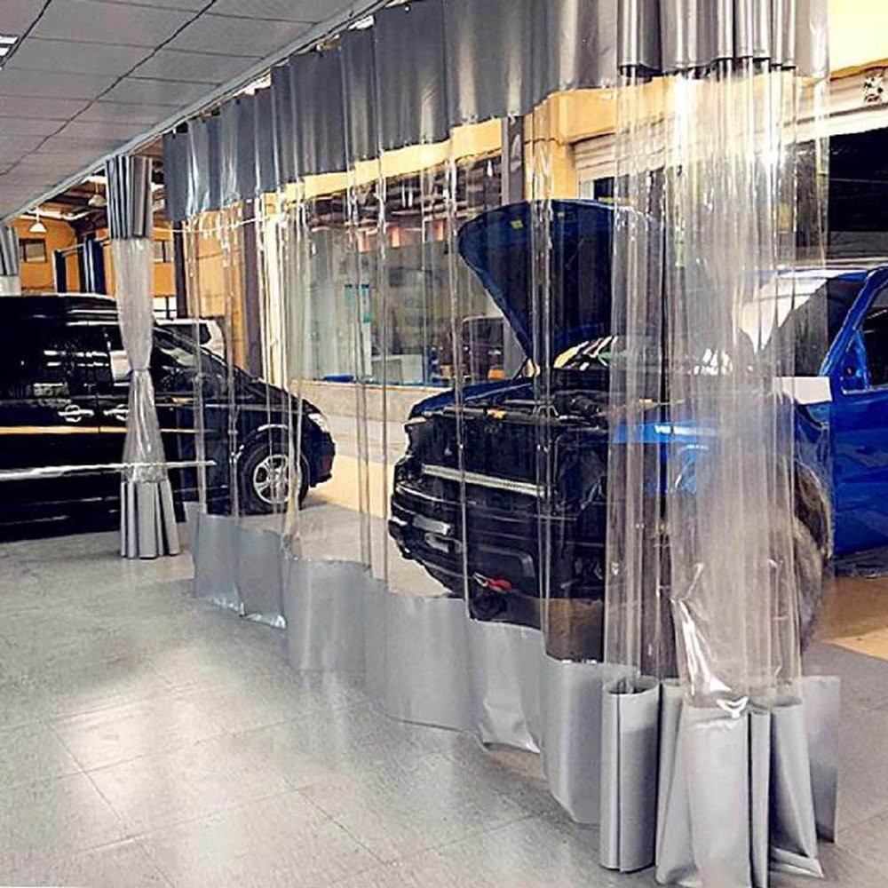 Transparent Tarpaulin Side Panels,Outdoor Clear Waterproof Pvc Plastic Tarp Curtains,With Eyelets,Porch Pergola Patio Gazebo Garden Protective Tarpaulin Partition Curtains,WH-1.82.2m(5.9*7.2ft)