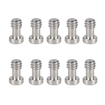 BGNing 1/4"-20 Socket Cap Screws, Allen Socket Drive, for DSLR Camera Tripod Quick Release Plate Rig Screw Photo Studio Accessories (10pcs)