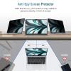 ProCase Privacy Screen Protector for MacBook Air 13.6 M4/M3/M2 2025/2024/2022 Release, Anti-Spy Tempered Glass Tinted Screen Film Guard for MacBook Air 13.6" A3240 A3113 A2681 Chip & Touch ID view 3