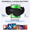 MUSICOZY Sleep Headphones Bluetooth 5.4 Headband Sleeping Eye Mask for Mom Women Men Wireless Music Earbuds Earphones for Side Sleepers Built-in HD Speakers Cool Gadgets Unique Gifts view 4