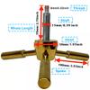 WAH LIN PARTS 3 Spoke Gun Safe Handle Replacement, Gold Finish Heavy-Duty Handle for Safe Box, Gun Safes, Vault Doors, Gun Safes,Fireproof safes and Vault Doors view 2