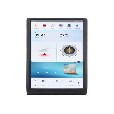 ZWNAV Qualcomm Car Radio Android Auto for Toyota Cruiser 71 76 78 79 Stereo Replacement Tesla Style Touch Screen Unit Audio Multimedia Player GPS Navigation