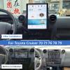 ZWNAV Qualcomm Car Radio Android Auto for Toyota Cruiser 71 76 78 79 Stereo Replacement Tesla Style Touch Screen Unit Audio Multimedia Player GPS Navigation view 2