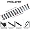 Zip Ties 12 inch 1000 Pack Black, 50 lbs Tensile Strength, Self-Locking Nylon Cable Ties, UV Resistant Plastic Wire Ties for Indoor and Outdoor Use by EMINCOUP view 3