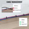 Zip Ties 12 inch 1000 Pack Black, 50 lbs Tensile Strength, Self-Locking Nylon Cable Ties, UV Resistant Plastic Wire Ties for Indoor and Outdoor Use by EMINCOUP view 4