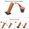Audio Stand Bookshelf Speaker Shelf Living Room Audio Stand Floor Surround Sound Stand Sturdy Wooden Studio Speaker Stand Desktop Audio Rack (Color : Brown, Size : 23 * 30 * 60cm) view 4