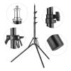 Andoer Photography Light Stand Stuido Light Tripod Stand Metal Ring Light Stand 200cm/ 78.7in Max. Height with 1/4 Inch Screw for Photography Studio Reflector Softbox LED Video Light Ring Light view 2