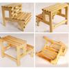 DASHADAO Ladder Stool Solid Wood Moisture Proof Durable No Need to Install Change The Shoe Bench, 2-Step Ladder (Size : 39x42x38cm) view 3