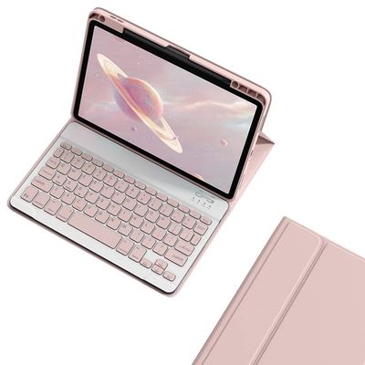 kaitesi Keyboard Case for iPad Air 11 inch (M3/M2)/ Air 5th 4th Generation 10.9 Inch/iPad Pro 11 inch 4th/3rd/2nd/1st Gen Magnetic Detachable Bluetooth Color Keyboard (Pink)