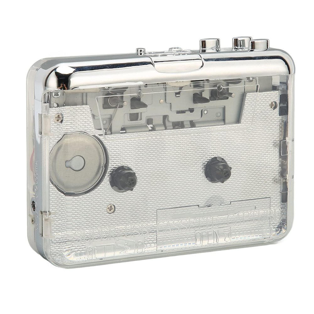 Sanpyl Cassette Player, Stereo Clear Sound Portable Tape Player Auto Reverse Function Retro Radio Cassette Player with 3.5mm Headphone Jack, Clear Stereo Sound Radio